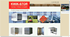 Desktop Screenshot of kwik-stor.com